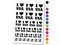 I Love Heart USA United States of America Patriotic Temporary Tattoo Water Resistant Fake Body Art Set Collection